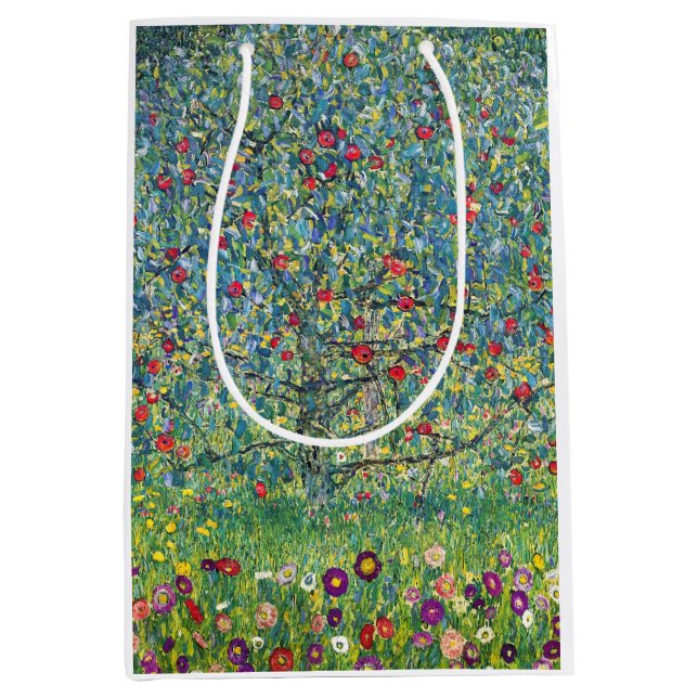 Bolsa De Regalo Mediana Gustav Klimt - Árbol de manzanas (Anverso)