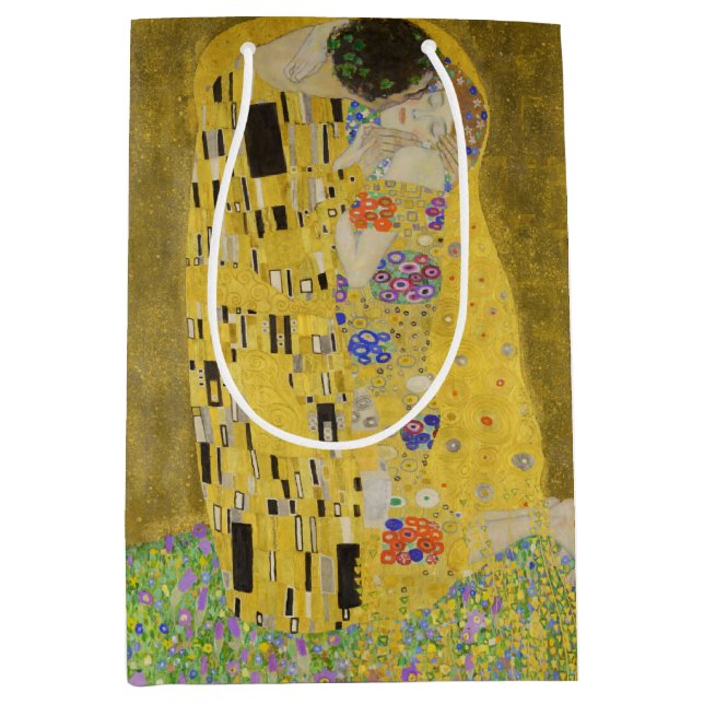Bolsa De Regalo Mediana Gustav Klimt - El beso (Anverso)