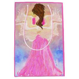 Bolsa De Regalo Mediana Hacer frente a arte del ángel de The Sun