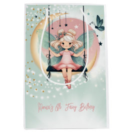 Bolsa De Regalo Mediana Hada encantada mágica en el cumpleaños de los niño