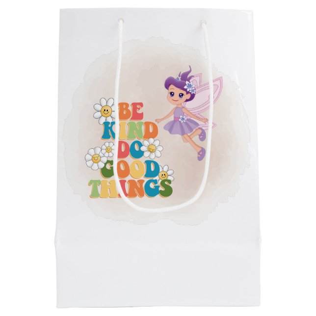 Bolsa De Regalo Mediana Hada preciosa (Reverso)