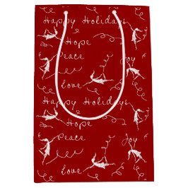 Bolsa De Regalo Mediana Hadas del arte buenas fiestas