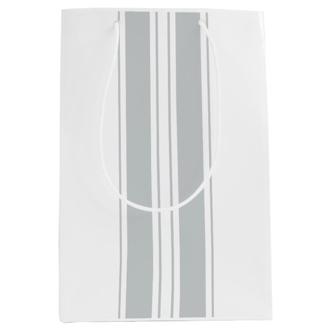 Bolsa De Regalo Mediana Haga clic en Personalizar para cambiar el gris a s (Anverso)