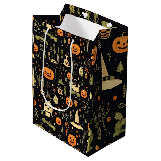 Bolsa De Regalo Mediana Halloween (Angulo Anverso)
