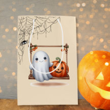 Halloween de calabaza fantasma