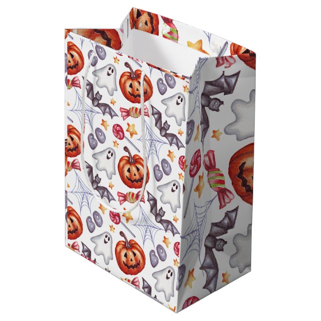 Bolsa De Regalo Mediana halloween gift bag (Angulo reverso)
