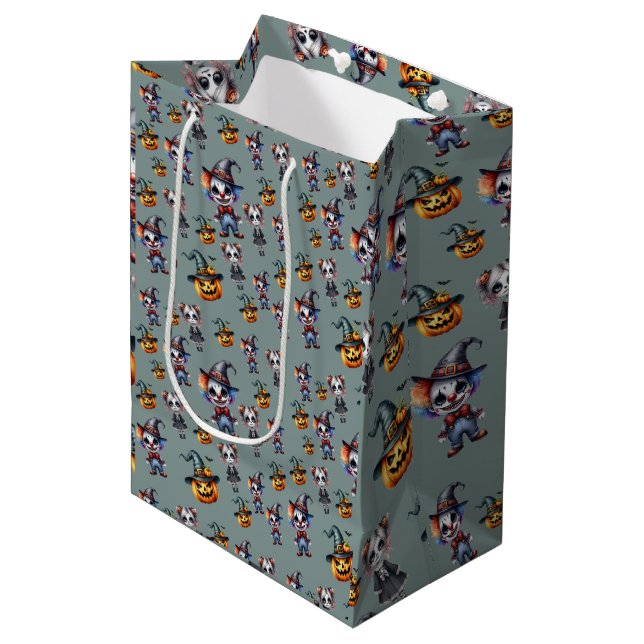 Bolsa De Regalo Mediana Halloween lindo (Angulo Anverso)