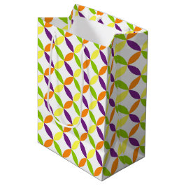 BOLSA DE REGALO MEDIANA HALLOWEEN NARANJA AMARILLO PURPLE VERDE