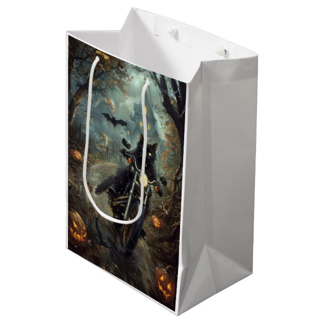 Bolsa De Regalo Mediana Halloween Scary (Angulo Anverso)