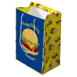Bolsa De Regalo Mediana Hamburger Birthday Party Burger
