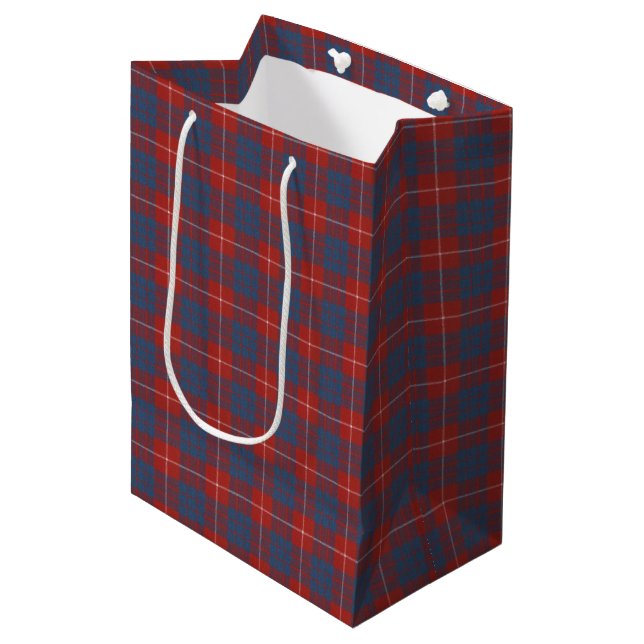 Bolsa De Regalo Mediana Hamilton Vestido Antiguo Escocia Tartán (Angulo Anverso)