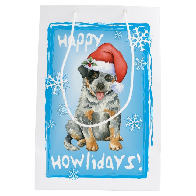 Bolsa De Regalo Mediana Happy Howlidays ACD (Reverso)