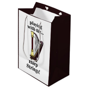 Bolsa De Regalo Mediana Harp Instrumento Musical Harp
