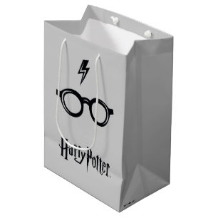 Bolsa De Regalo Mediana Harry Potter   Cicatriz y gafas relámpago