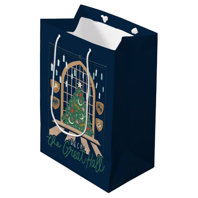 Bolsa De Regalo Mediana Harry Potter | Deck the Great Hall (Angulo Anverso)