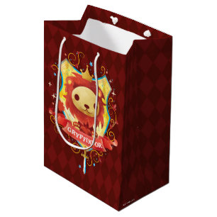 Bolsa De Regalo Mediana Harry Potter   Emblemas de GRYFFINDOR™ encantadore