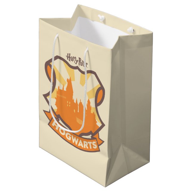 Bolsa De Regalo Mediana HARRY POTTER™ | Escudo Summer Magic HOGWARTS™ (Angulo Anverso)