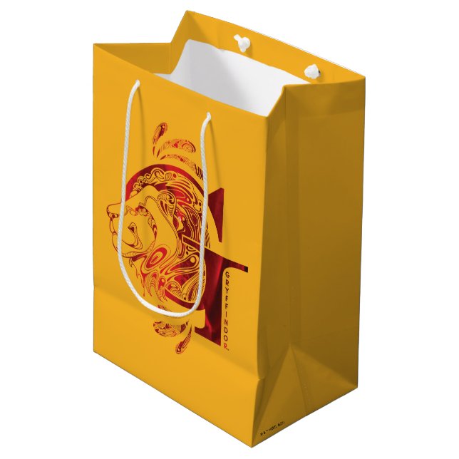Bolsa De Regalo Mediana Harry Potter | Gráfico Aguamenti GRYFFINDOR™ (Angulo Anverso)