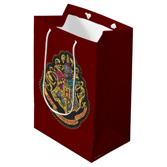 Bolsa De Regalo Mediana Harry Potter | Hogwarts Crest (Angulo Anverso)