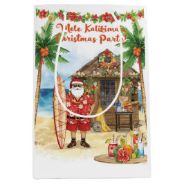 Bolsa De Regalo Mediana Hawaii Santa Claus Christmas in Hawaii