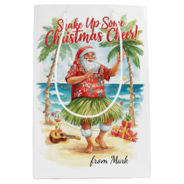 Bolsa De Regalo Mediana Hawaii Santa Claus Christmas in Hawaii