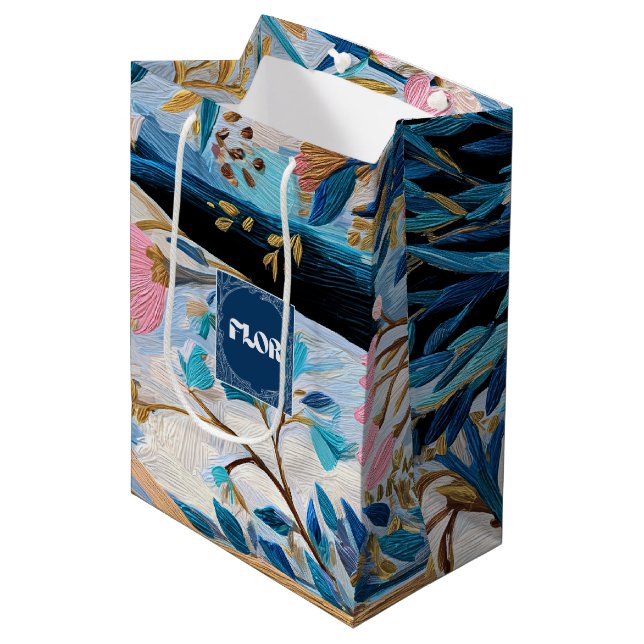 Bolsa De Regalo Mediana Heaven Botanical Florist Gift Bag (Angulo Anverso)
