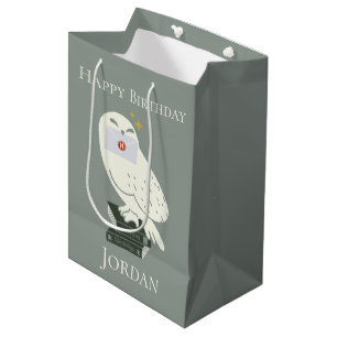 Bolsa De Regalo Mediana Hedwig con carta Dibujo caprichoso