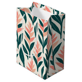 Bolsa De Regalo Mediana heliconia de estampado hawaiano
