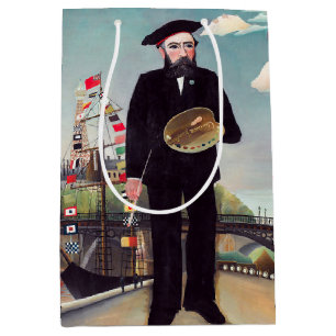 Bolsa De Regalo Mediana Henri Rousseau - Paisaje Retrato Mío