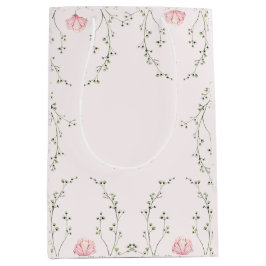 Bolsa De Regalo Mediana Hermosa Floral 