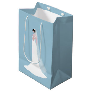 Bolsa De Regalo Mediana Hermosa novia en traje de novia