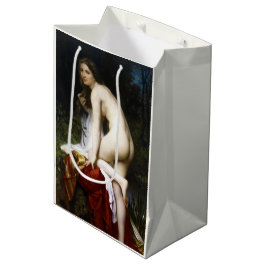Bolsa De Regalo Mediana Hermosa pluma femenina (por Bouguereau)