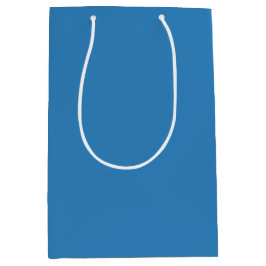Bolsa De Regalo Mediana Hermoso Baby Shower Azul Cerúleo Nupcial