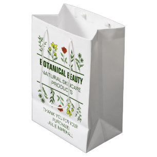 Bolsa De Regalo Mediana Hermosos productos de cuidado de la piel de spa bo