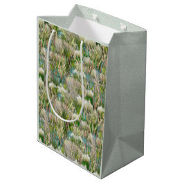 Bolsa De Regalo Mediana Hierbas nativas ecológicas silvestres en primavera