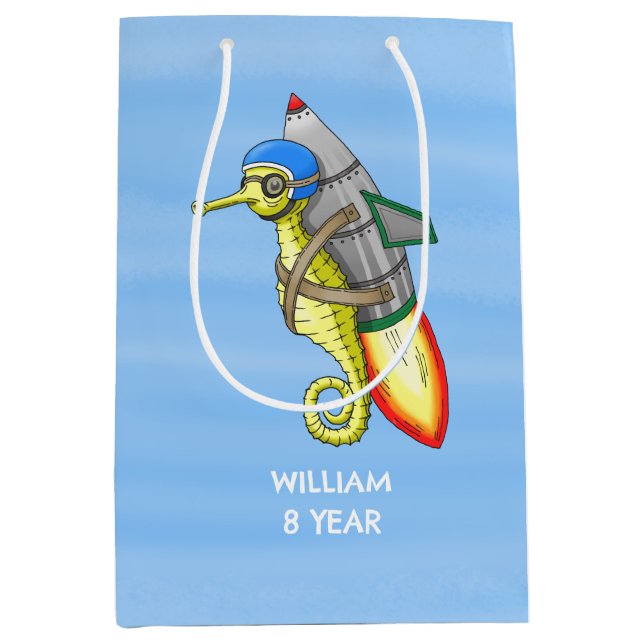 Bolsa De Regalo Mediana Hipoahorse de mar (Anverso)