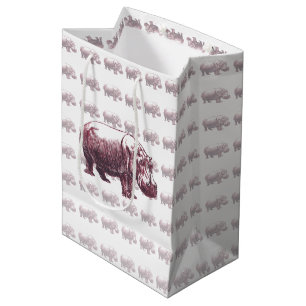 Bolsa De Regalo Mediana Hippopotamus