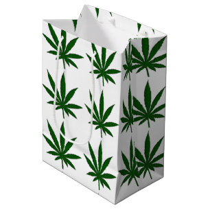 Bolsa De Regalo Mediana Hoja de la mala hierba