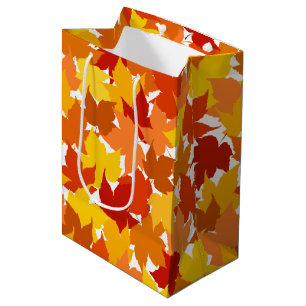 Bolsa De Regalo Mediana Hojas otoñales de arce