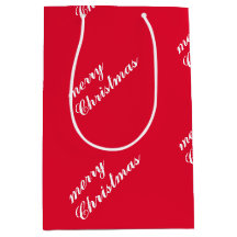 Holiday Cheer Christmas Medium Gift Bag for Holida
