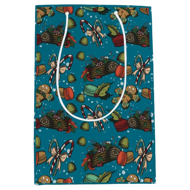 Bolsa De Regalo Mediana Holiday Sweets- Ice (Color) (Anverso)