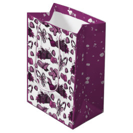 Bolsa De Regalo Mediana Holiday Sweets- Sugar Plum (Solid)