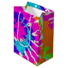 Bolsa De Regalo Mediana holiES - Estilo de batik de espiral de energía