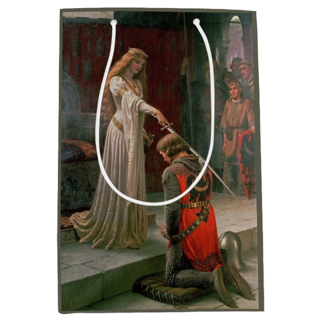 Bolsa De Regalo Mediana Homenaje (de Edmond Blair Leighton) (Anverso)