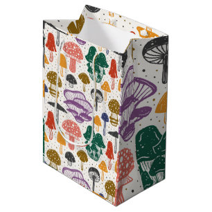 Bolsa De Regalo Mediana Hongos Estética botánica micología