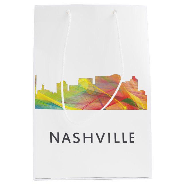 BOLSA DE REGALO MEDIANA HORIZONTE WB1 DE NASHVILLE, TENNESSEE - (Anverso)