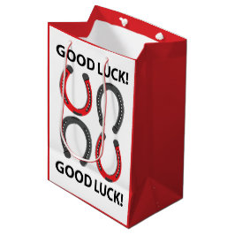 Bolsa De Regalo Mediana Horseshoe Buena Suerte Horseshoe