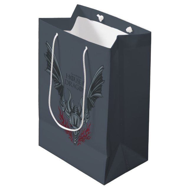 Bolsa De Regalo Mediana HOUSE OF THE DRAGON | Fire-Breathing Dragon Head (Angulo Anverso)