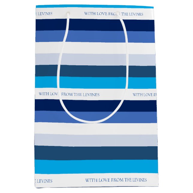 Bolsa De Regalo Mediana Huelga de Hanukkah personalizada (Anverso)