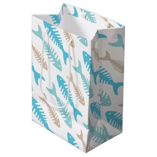 Bolsa De Regalo Mediana Hueso de pescados